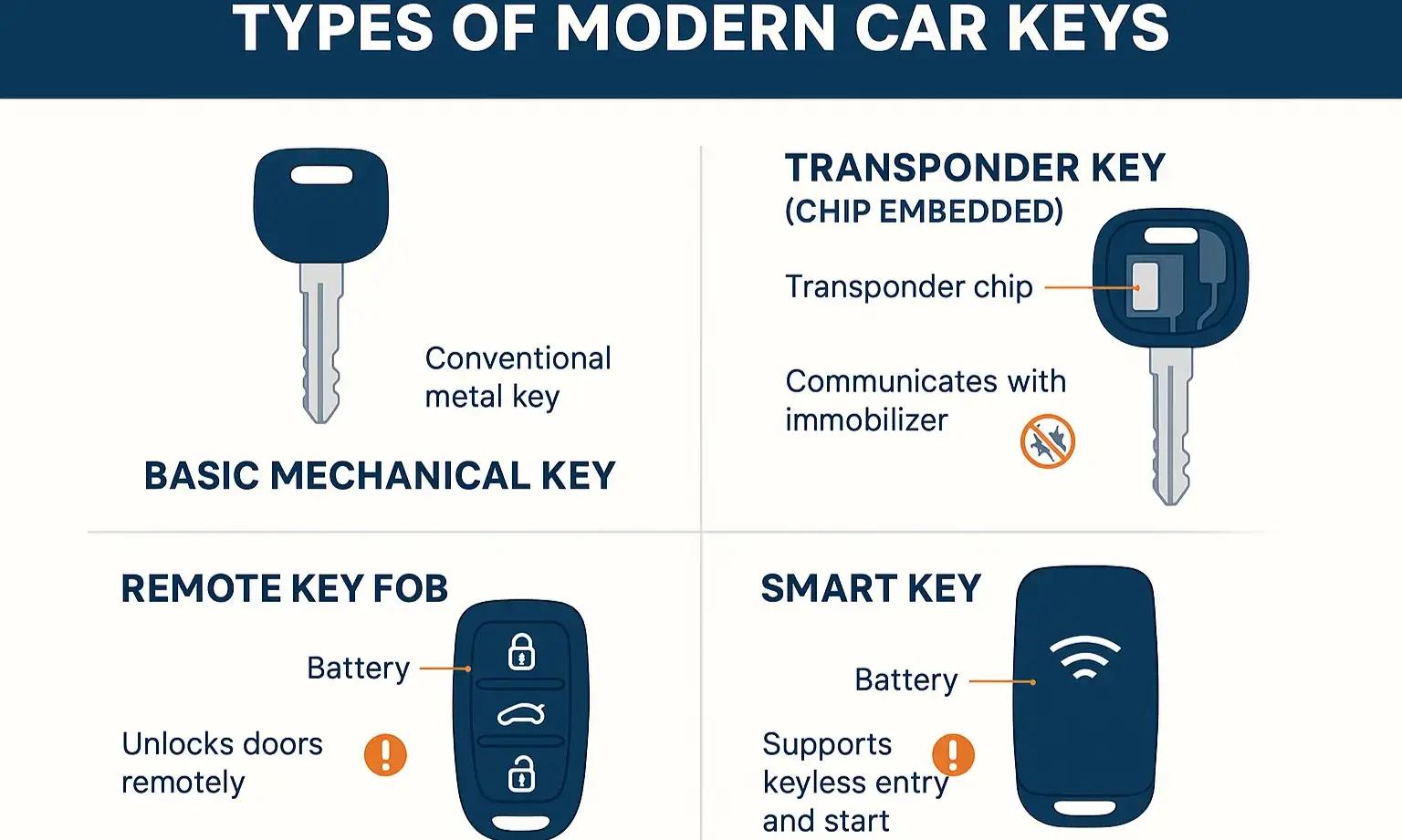 Types of Car Keys